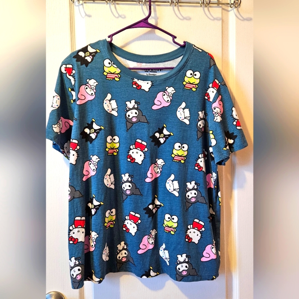 Hello Kitty and friends t shirt size 1x
